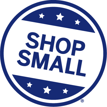 logo for small business saturday to remind people to shop small